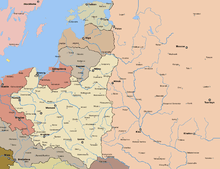 Усходняя Еўропа пасля Рыжскага мірнага дагавора ў 1921 г.